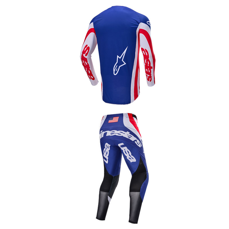 ALPINESTARS MX TECHSTAR LE UNION BLUE WHITE RED - Image 2