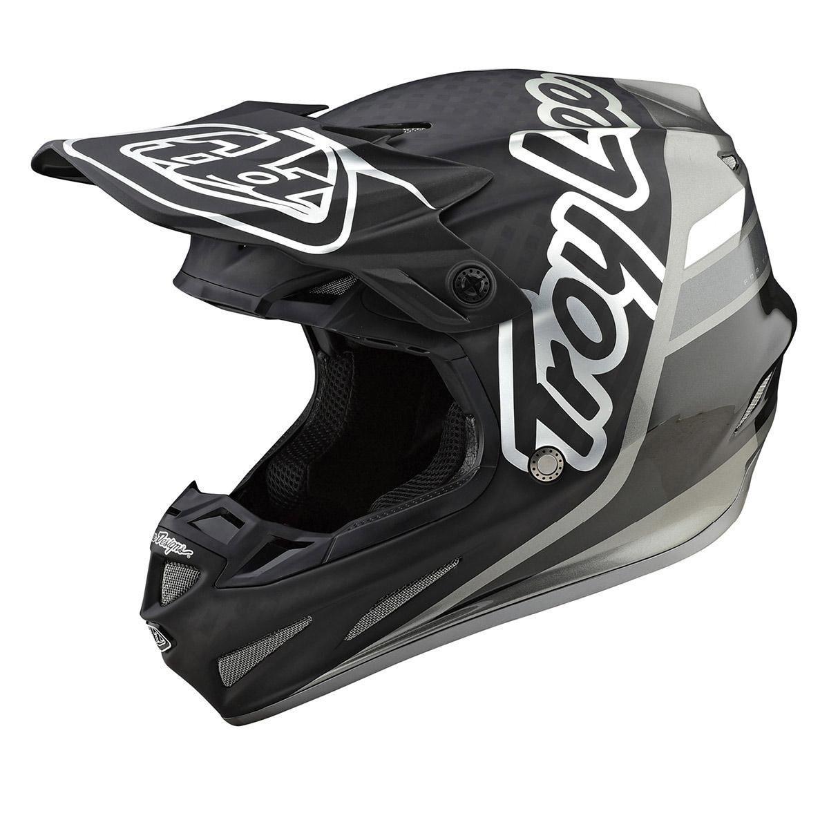 TLD HELMET SE4 MIPS SILHOUETTE SILVER BLACK