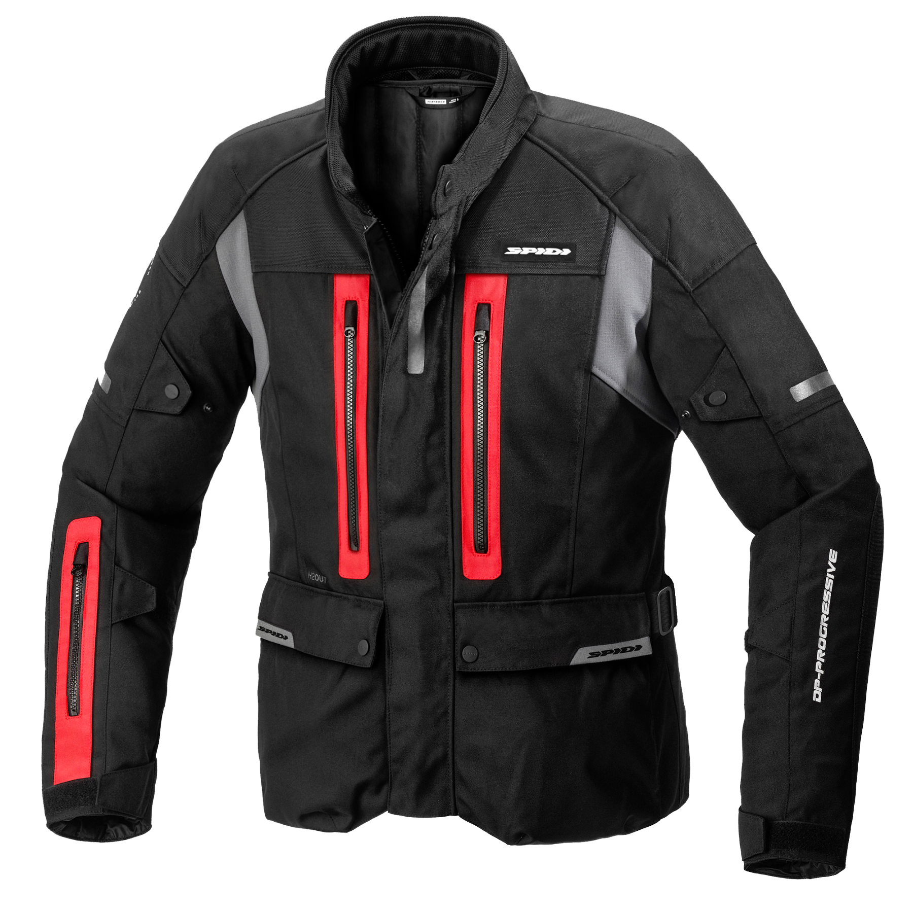 SPIDI TRAVELER 3 H2OUT JACKE SCHWARZ ROT