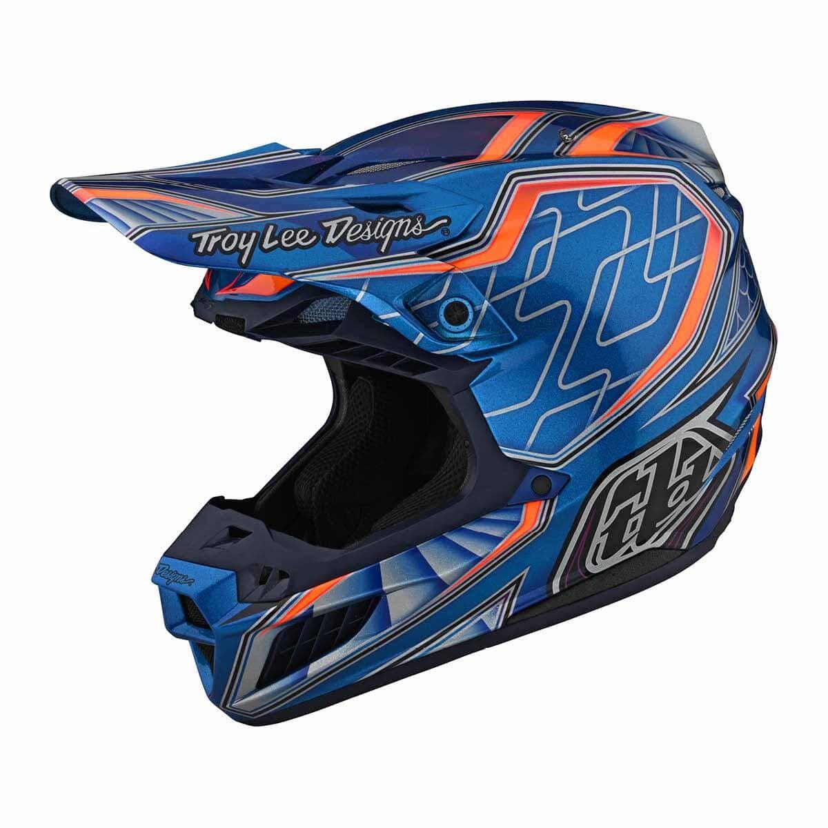 TLD MX HELMET SE5 COMPOSITE LOWRIDER BLUE