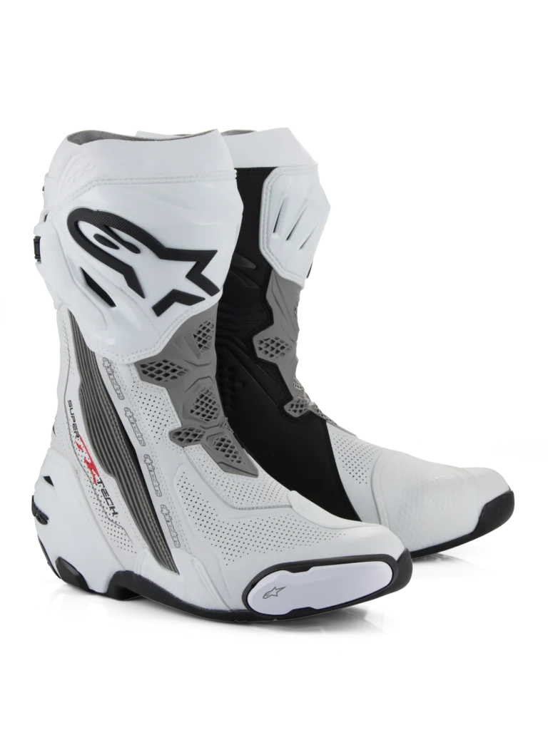 ALPINESTARS BOOTS SUPERTECH R VENTED WHITE Price & Stock - Moto-oprema