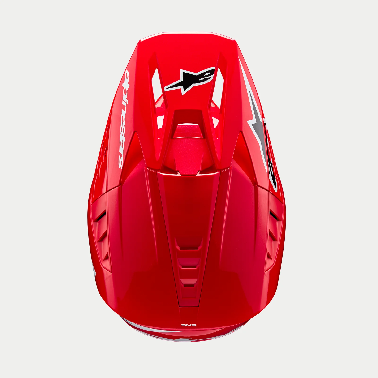 ALPINESTARS MX SM5 CORP HEMLET Bright Red Glossy - Image 3