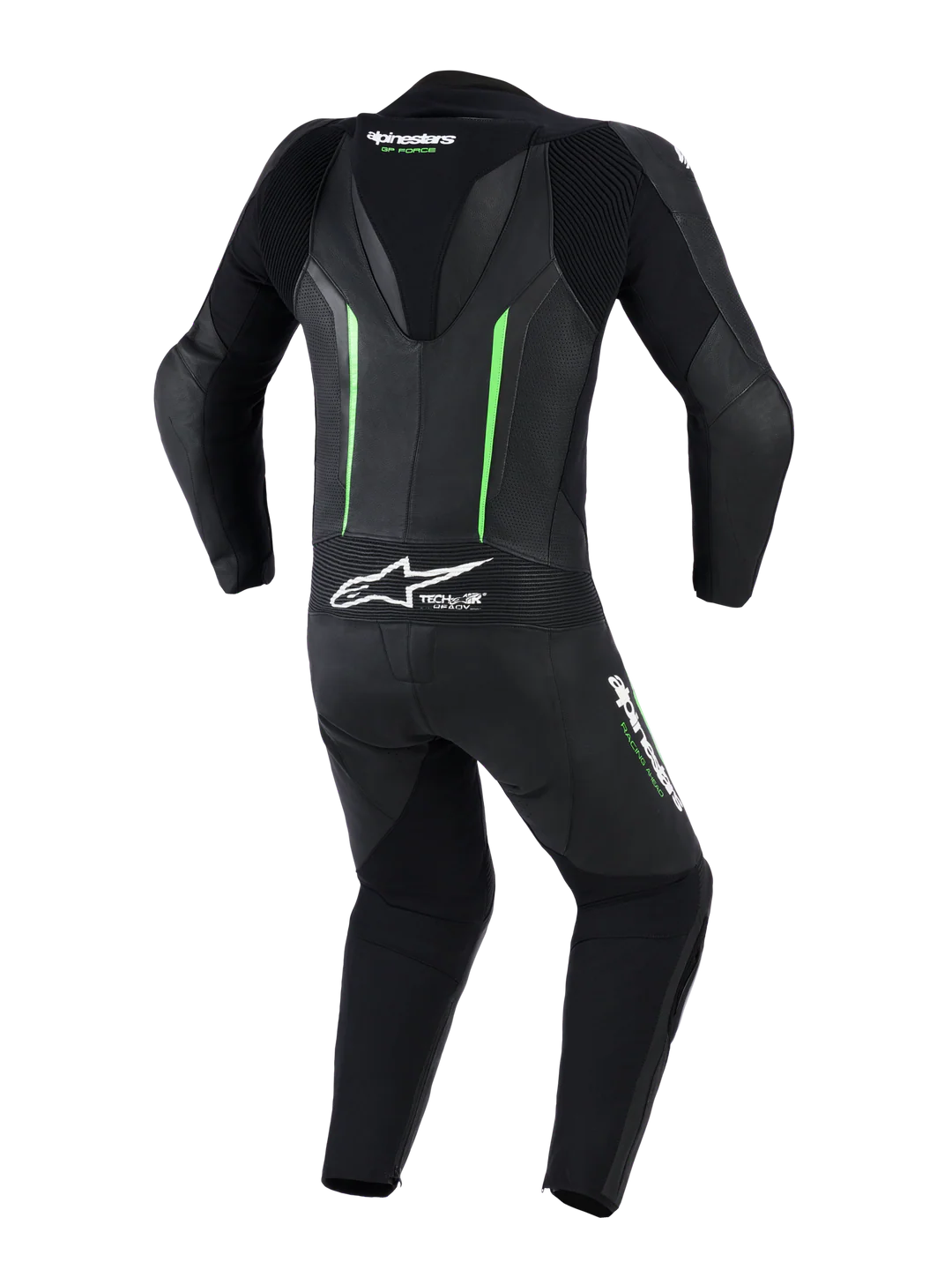 ALPINESTARS GP FORCE 2 V2 ONE-PIECE SUIT BLACK GREEN - Image 2