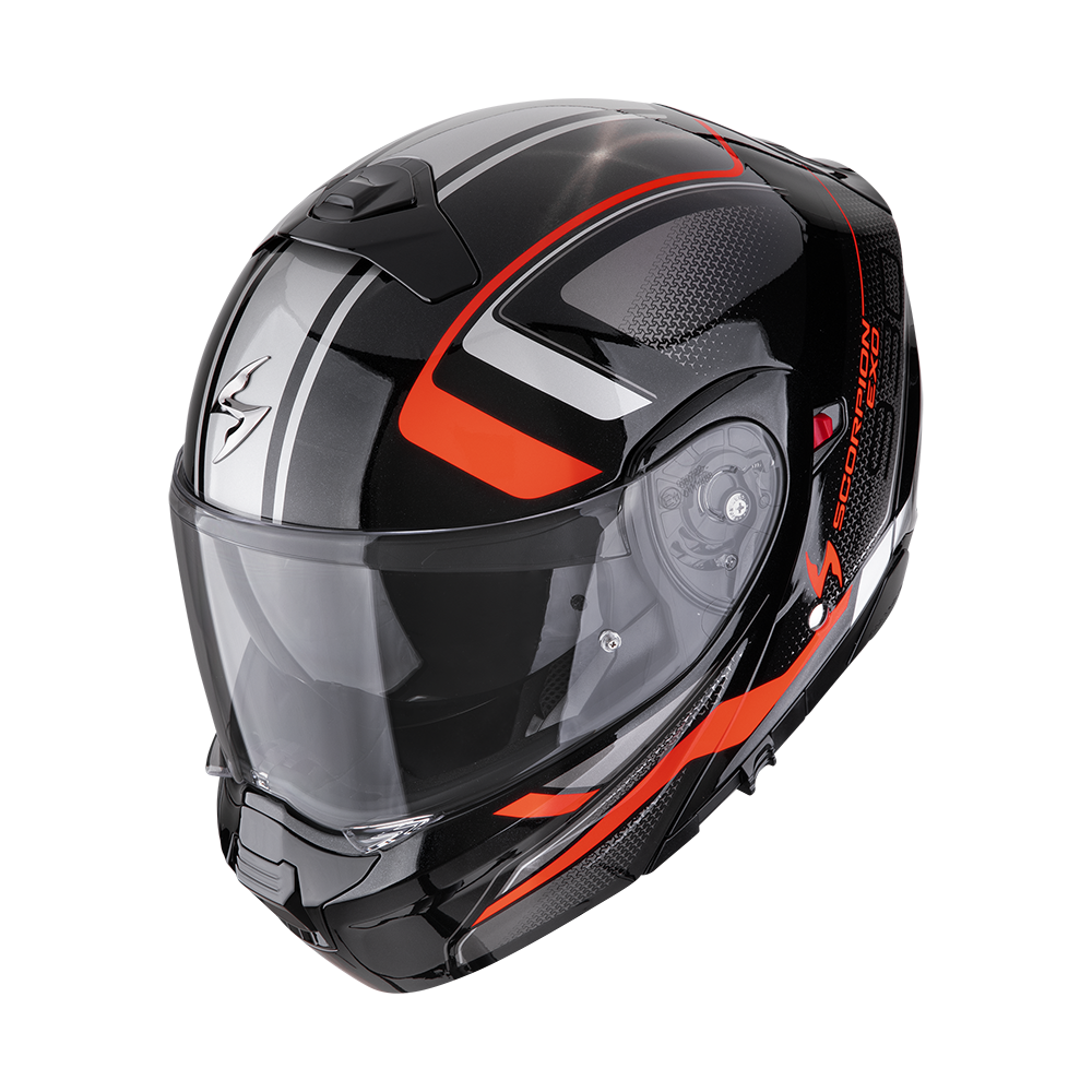 SCORPION EXO-930 EVO ARDENS METALLIC BLACK RED