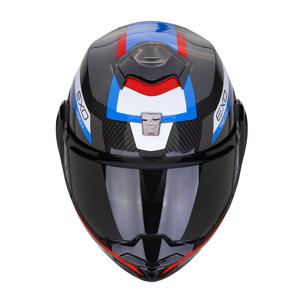 SCORPION EXO-TECH EVO CARBON COSY BLACK BLUE RED - Image 3