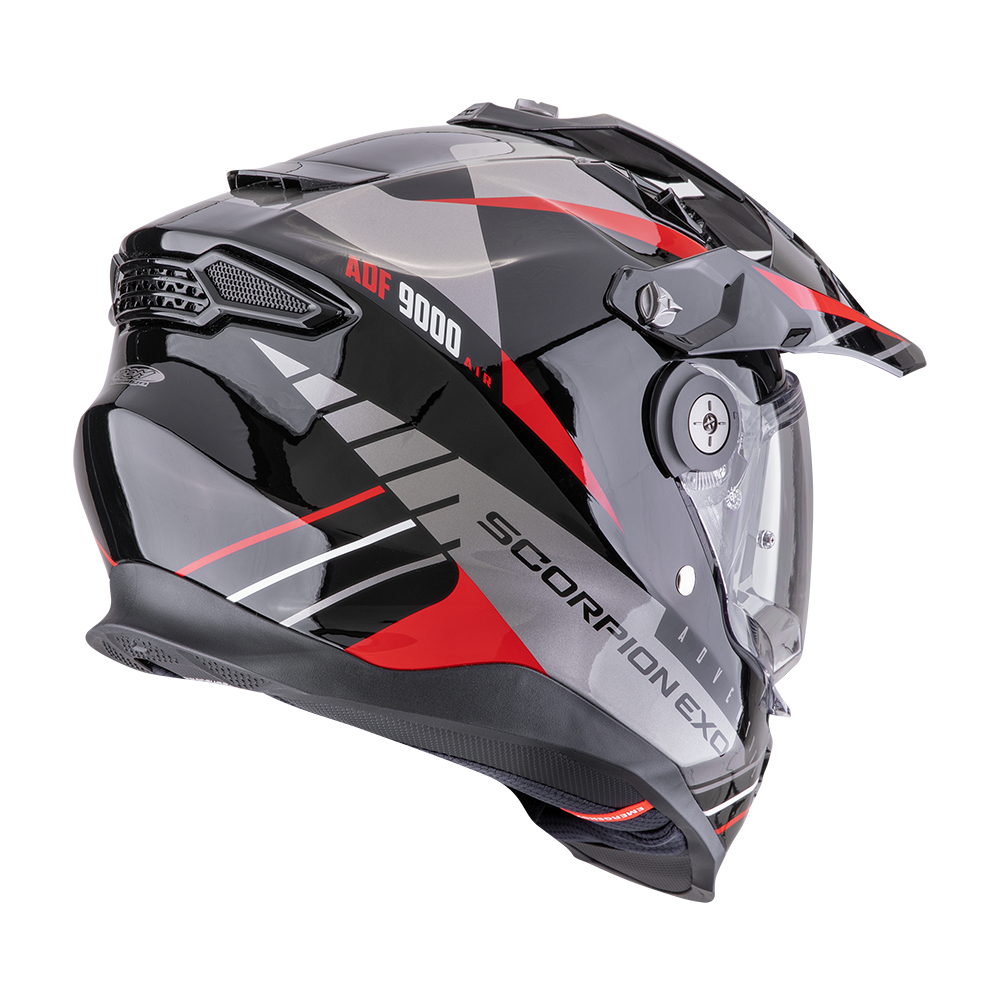 SCORPION ADF-9000 AIR FEAT BLACK SILVER RED - Image 2