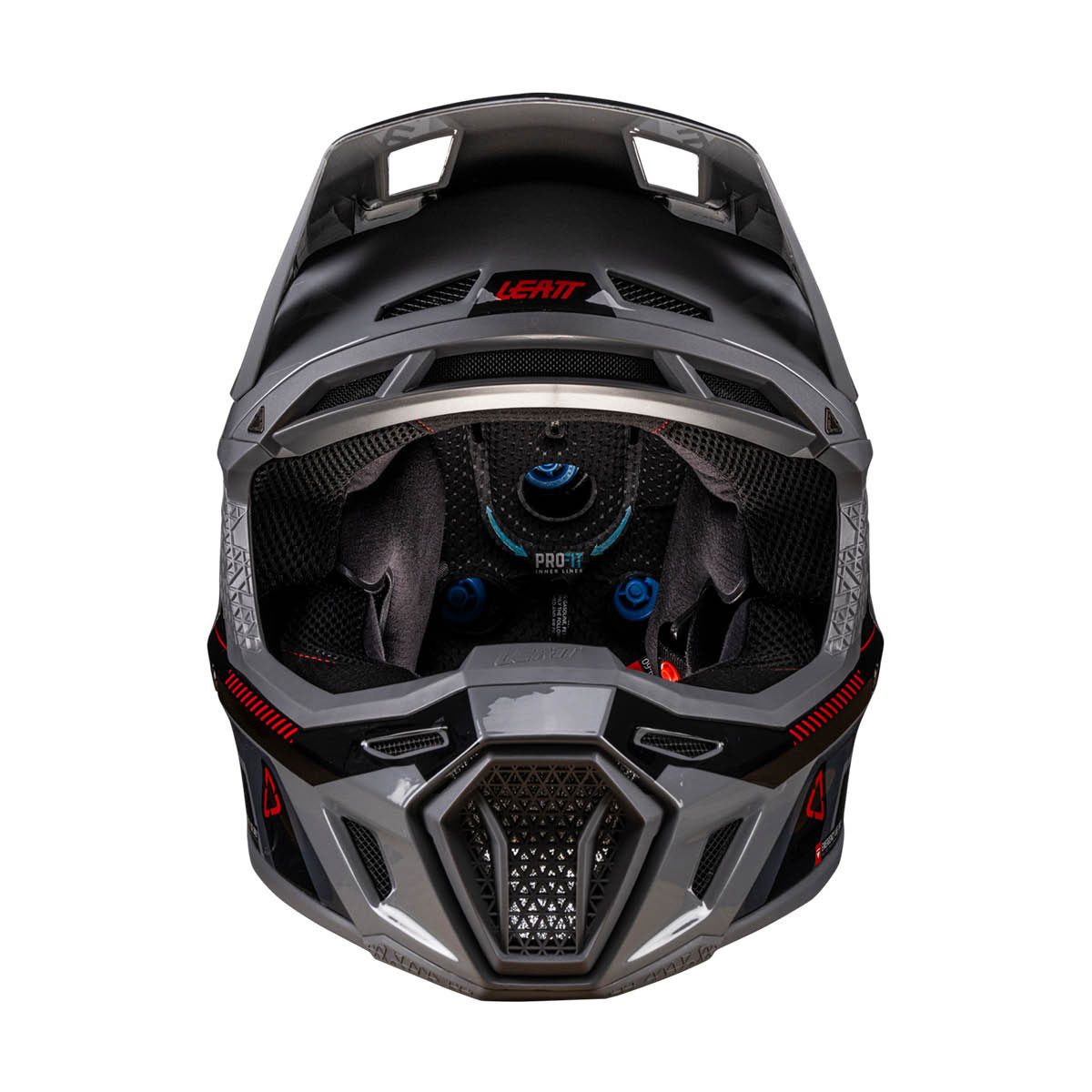 LEATT MX KACIGA MOTO 8.5 KOMPOZITNA V26 SIVA S ZAŠTITNIM NAOČALAMA - Slika 6