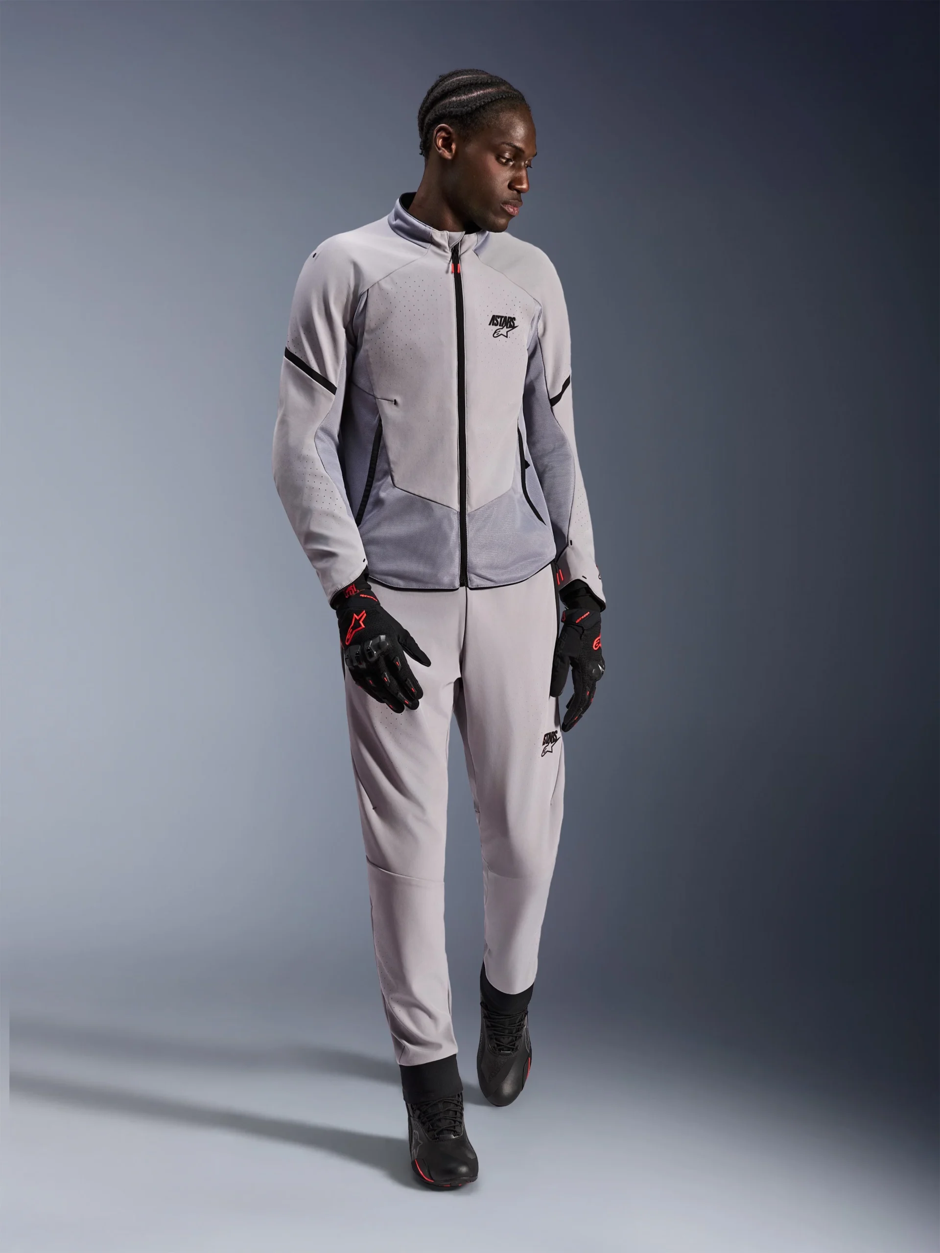 ALPINESTARS AEROSHELL AIRFLOW TEXTILE JACKET GRAY - Image 3