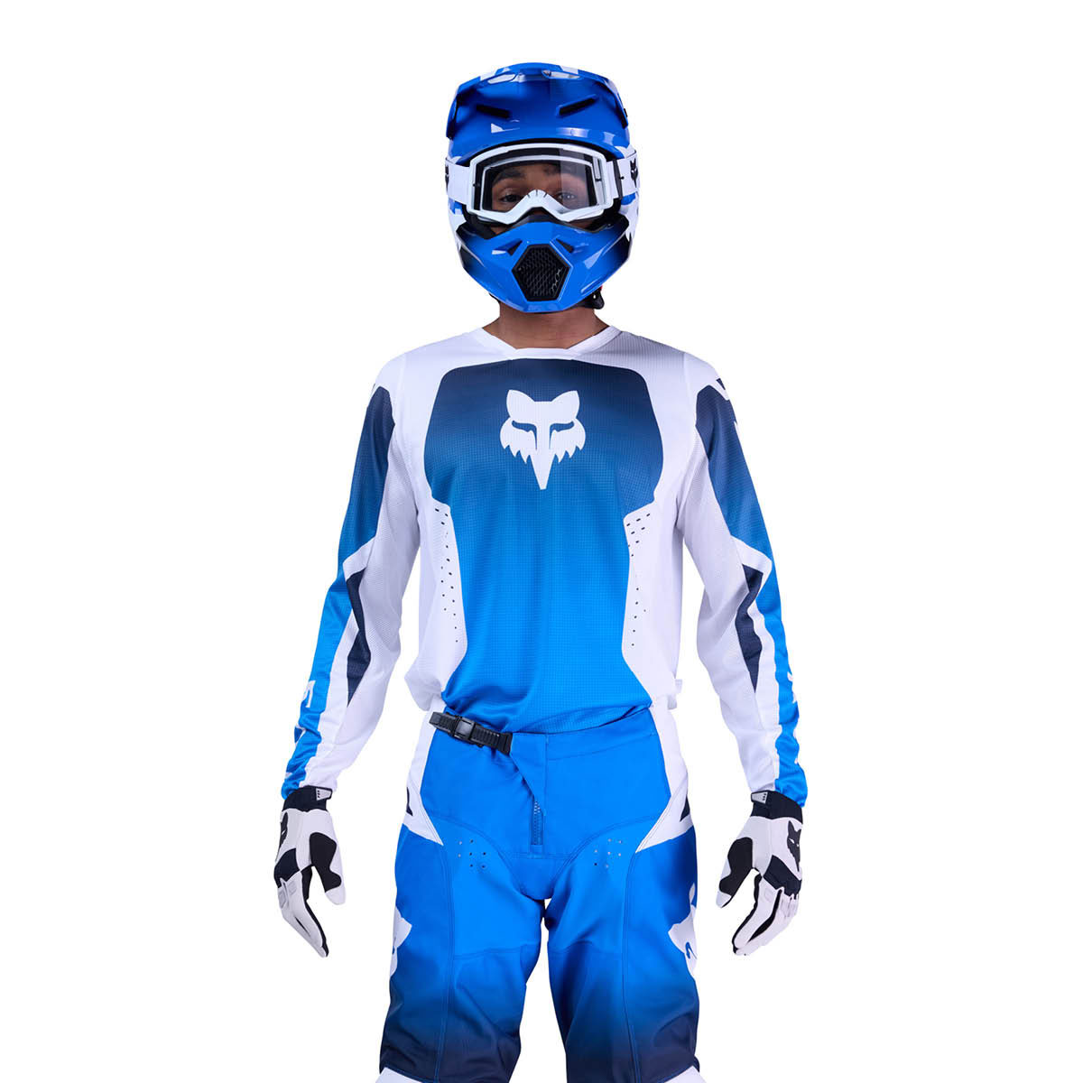 FOX 180 MX DRES SHIELD BLUE - Image 3