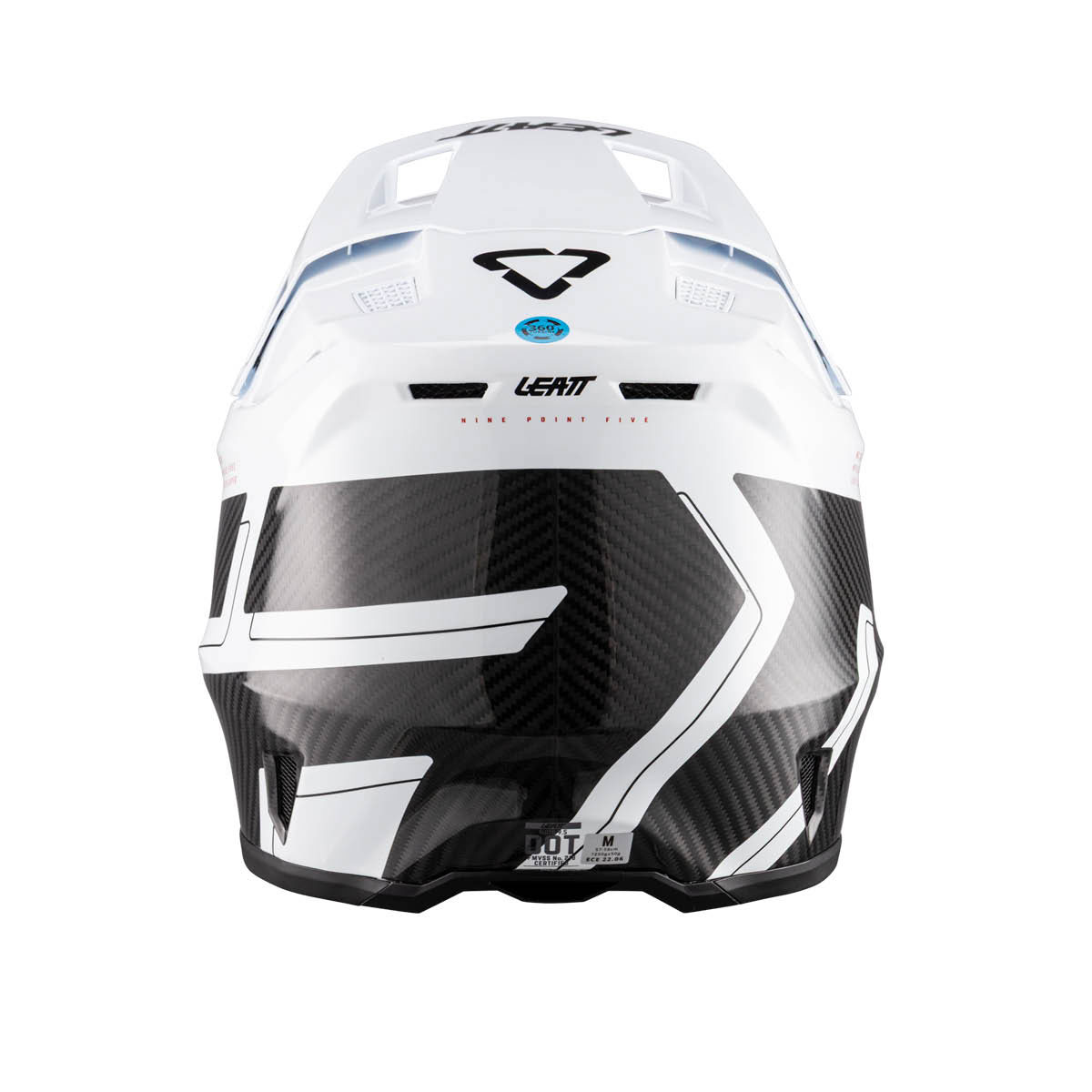 LEATT MX KACIGA MOTO 9.5 CARBON V26 BIJELA S NAOČALAMA - Slika 4