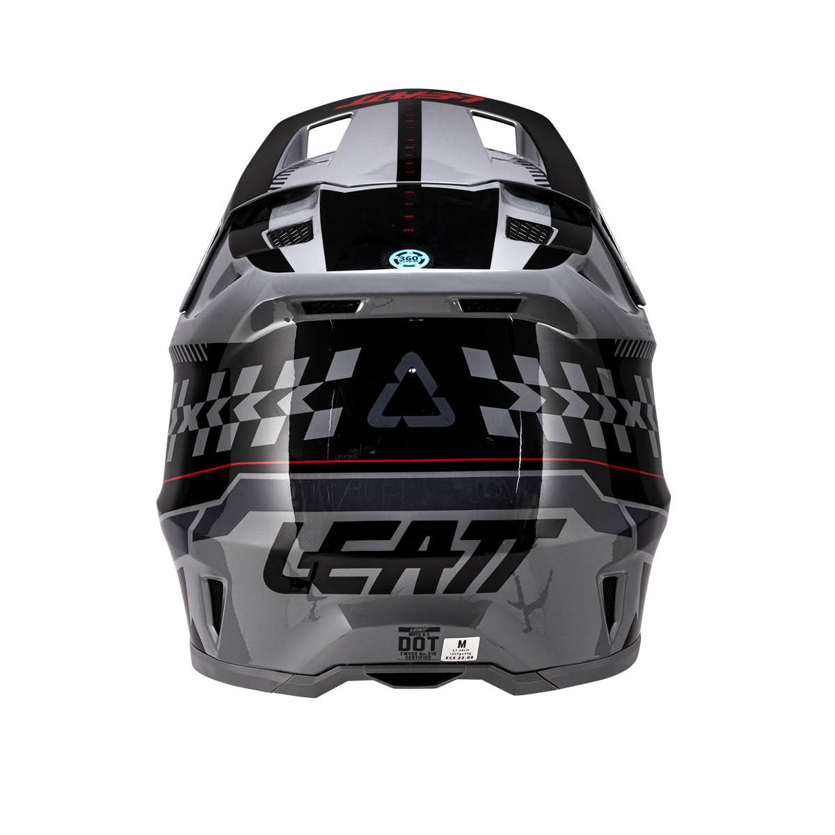 LEATT MX KACIGA MOTO 8.5 KOMPOZITNA V26 SIVA S ZAŠTITNIM NAOČALAMA - Slika 4