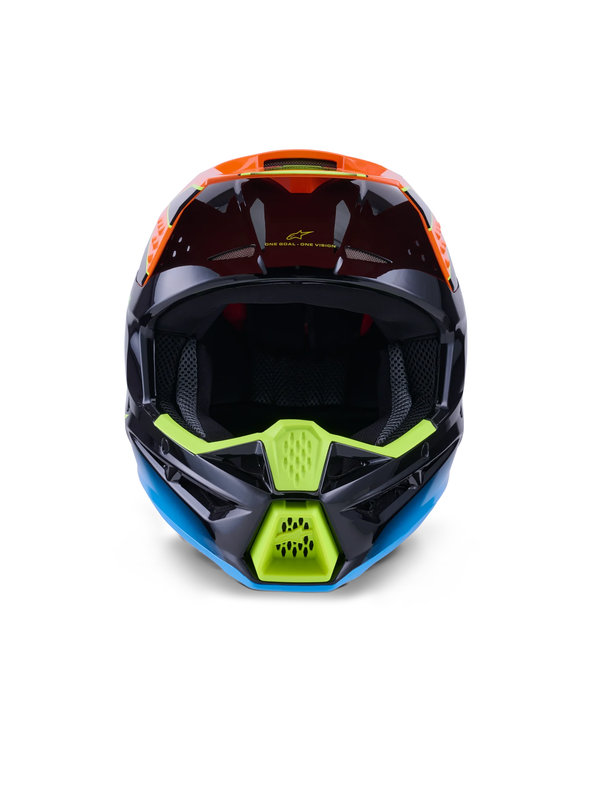ALPINESTARS MX SM3 FRAY HEMLET Black, Orange, Yellow, Fluorescent, Glossy - Image 4