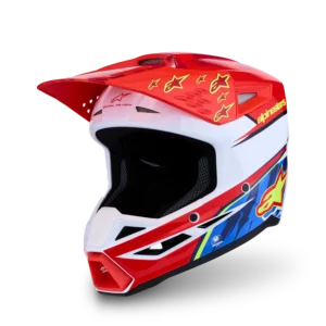 ALPINESTARS MX SM3 FALCON HEMLET Red, Fl, White, Blue, Yl, Fl, Gl