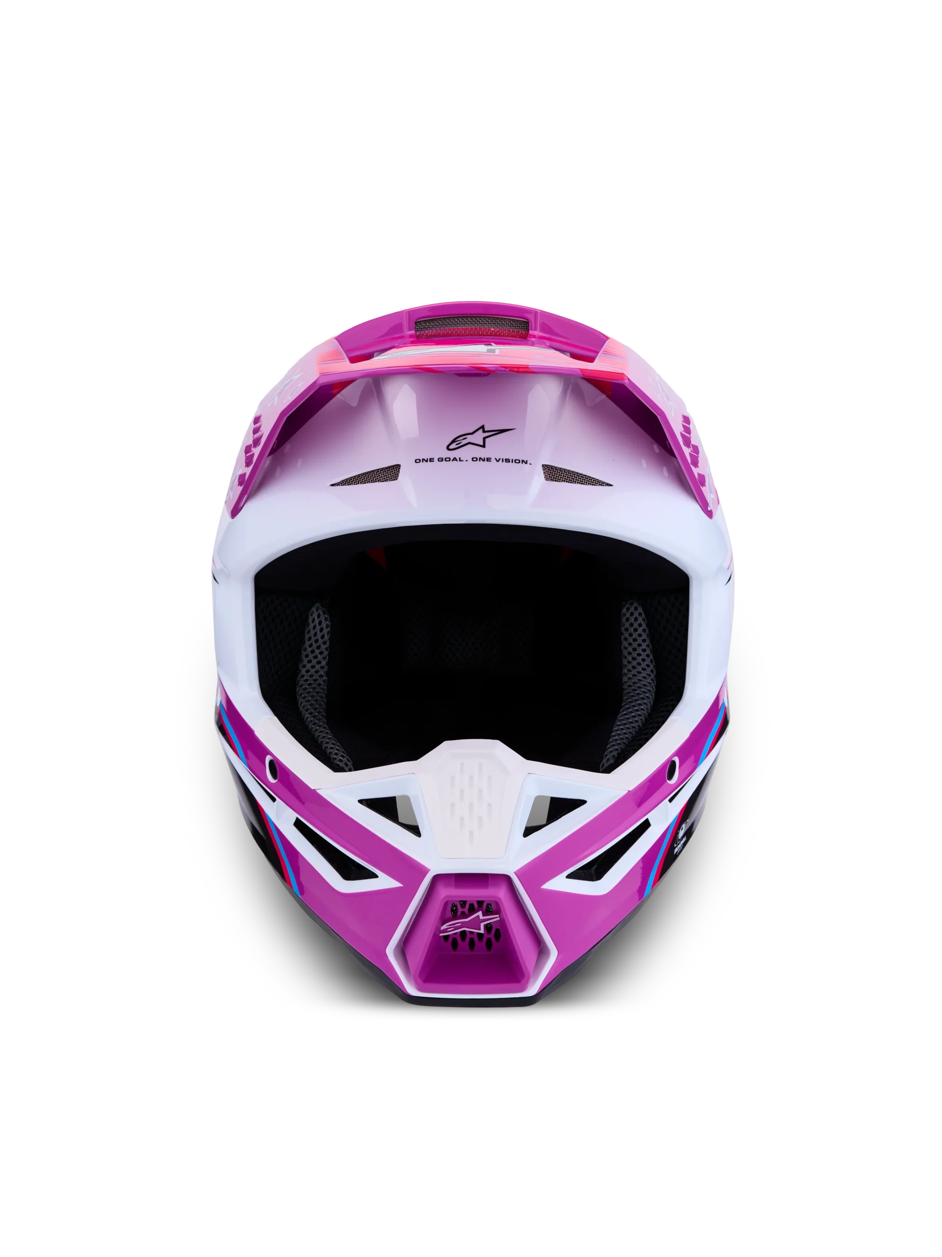 ALPINESTARS MX SM3 FALCOM HEMLET Purple, White, Black, Pink, Fl, Gl - Image 3