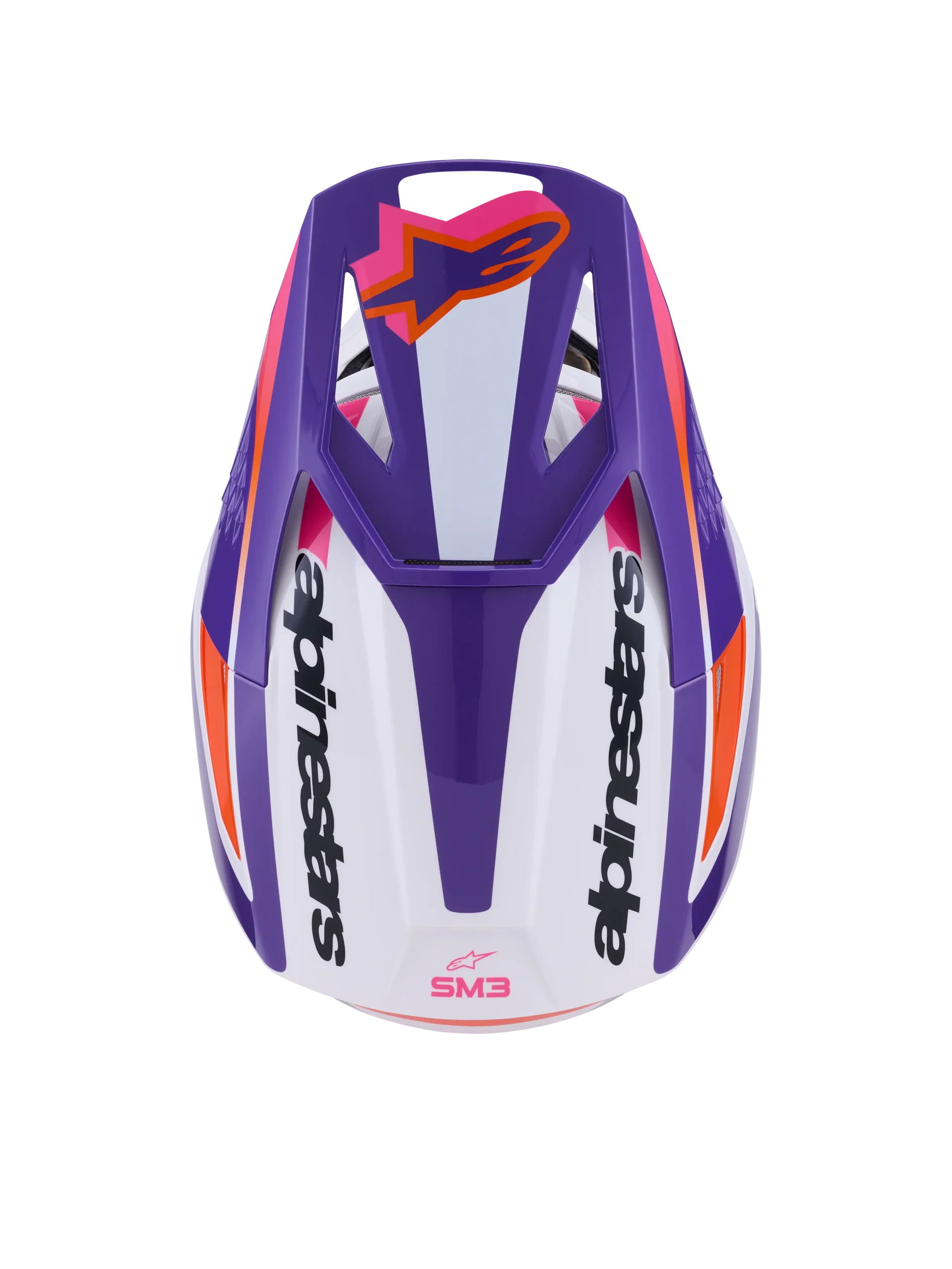 ALPINESTARS MX SM3 TOPLINSKA KACIGA Bijela Ljubičasta Roza Sjajna - Slika 7