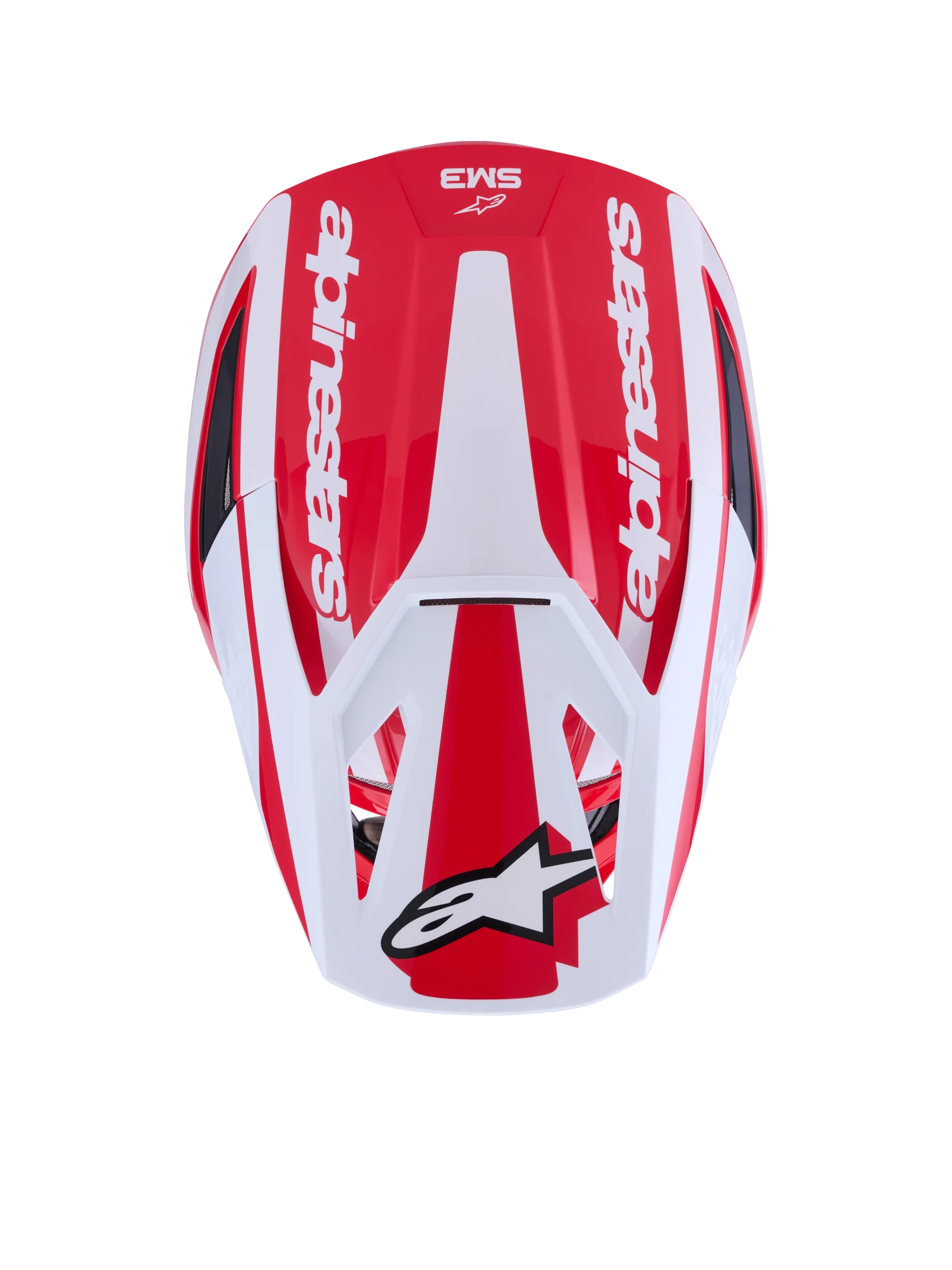 ALPINESTARS MX SM3 HEAT HEMLET Red White Black Glossy - Image 7