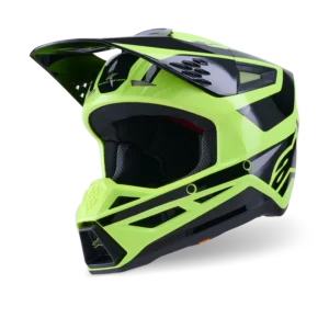 ALPINESTARS MX SM3 HEAT HEMLET Yellow Fluo Black Glossy