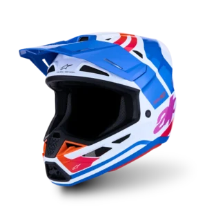 ALPINESTARS MX SM7 CORE KACIGA Bijela Plava Narančasta Roza Sjajna