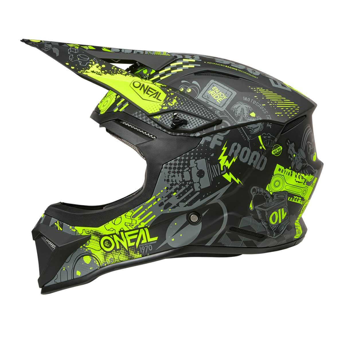 ONEAL MX ČELADA 1SRS VIBRANT V.26 BLACK - Image 3