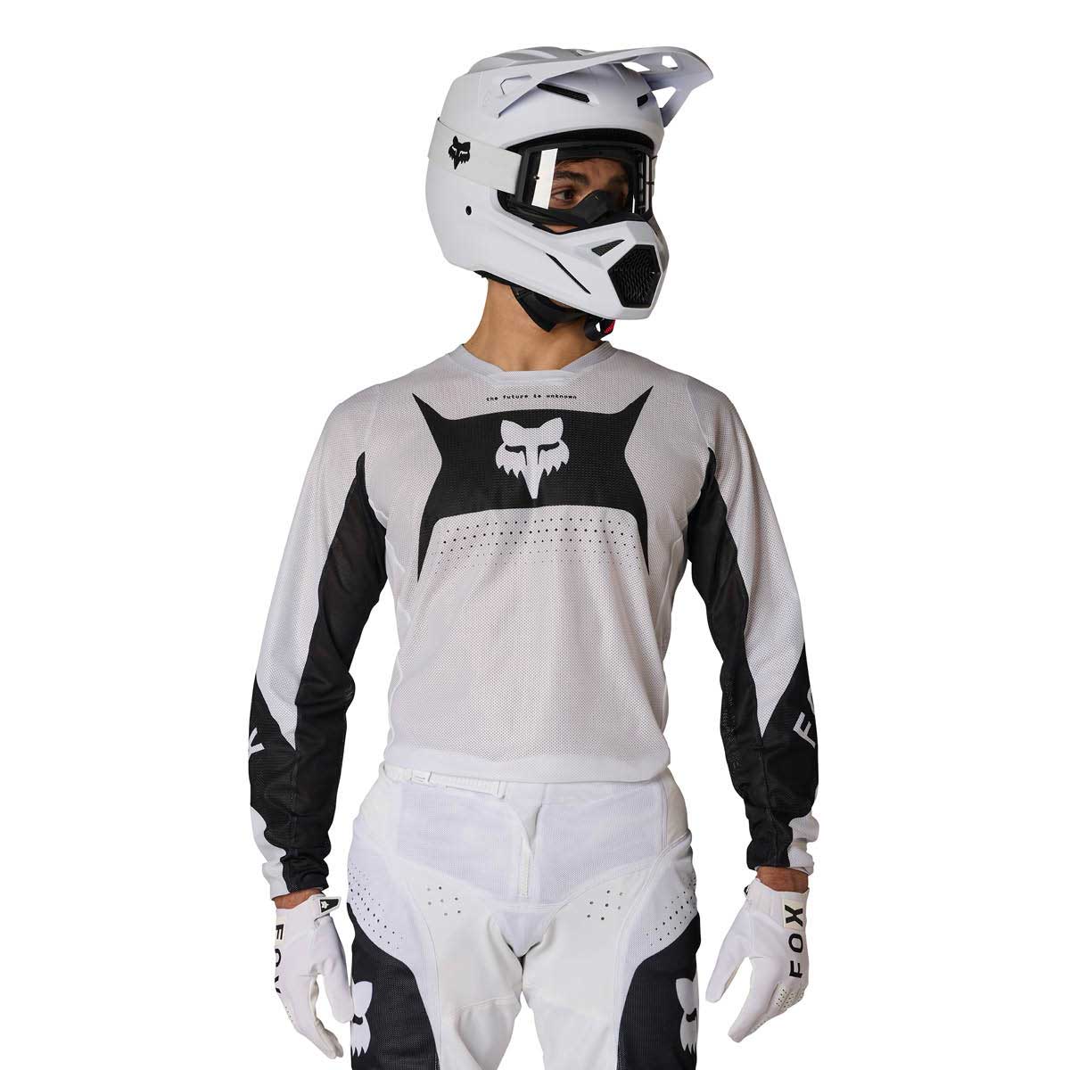 FOX 180 MX DRES AIR TAPER BLACK WHITE - Image 3