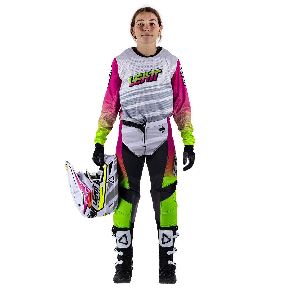 LEATT RIDE KIT 3.5 MX OTROŠKI KOMPLET PINK - Image 2